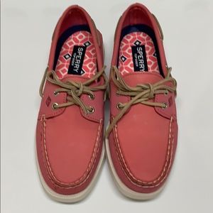 Pink Sperry Top Siders